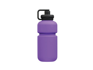 blue plastic bottle icon 3d. Water bottle icon 3d illustration