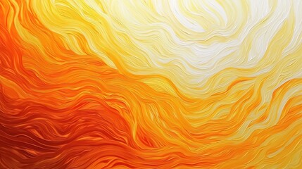 Obraz premium Abstract Warm Hues: An Orange and Yellow Symphony