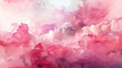 Fototapeta premium Design_a_watercolor_effect_background_with_pink