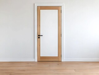 Minimalist door design enhancing home interior lifestyle in modern space captured from an inviting viewpoint