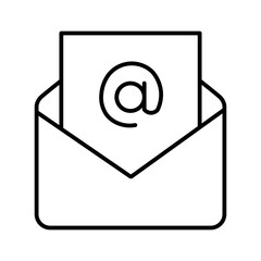 email line icon