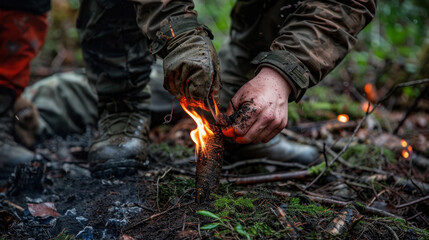 Adventure Survival: Fire helps adventurers survive in the wild by offering warmth, light, and a signaling method for rescue, making it an essential survival resource.
