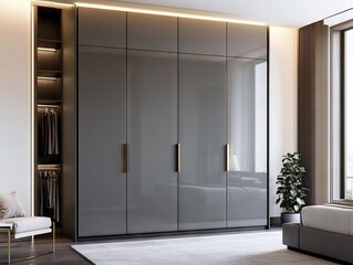 Stylish home interior design showcase modern bedroom lifestyle inspiration bright environment elegant viewpoint