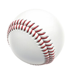 realistic baseball with red stitching, perfect for sports enthusiasts and athletes. This captures essence of game and its iconic equipment