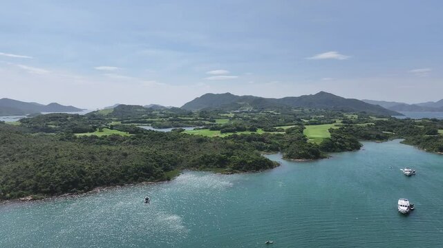 Experience Kau Sai Chau Public Golf Course in Hong Kong, featuring stunning sea views, 18-hole and a commitment to environmental conservation, making it the perfect destination for golf enthusiasts 