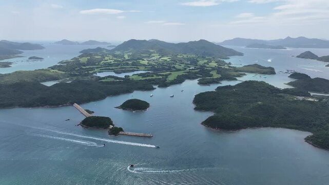 Experience Kau Sai Chau Public Golf Course in Hong Kong, featuring stunning sea views, 18-hole and a commitment to environmental conservation, making it the perfect destination for golf enthusiasts 