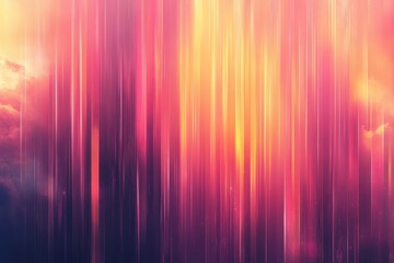 Abstract background with vertical, vibrant pink and orange light streaks. Ideal for websites, presentations, and designs needing a dynamic, energetic feel.