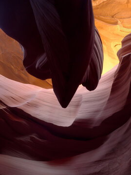 Antelope Canyon's Fork In The Road