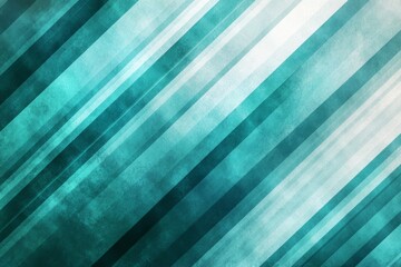 Obraz premium Abstract teal diagonal lines, textured background, digital art, website design