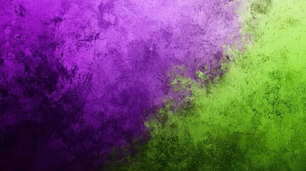 Obraz premium Abstract Purple and Green Grunge Texture Background