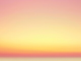 Naklejka premium Pastel sunset sky gradient background, ocean horizon