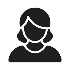 Woman avatar icon, avatar icon , avatar creator, default avatar, person icon, user icon, silhouette