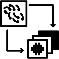 Dimensionality Reduction Icon