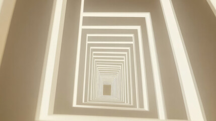 Obraz premium Striking Minimalist Desktop Wallpaper, Abstract Architecture, Clean Lines, Geometric Shapes, Monochrome, for Modern Sophistication.