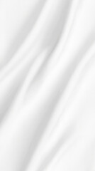 Fototapeta premium Smooth white abstract background with gentle waves