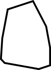 stones icon, flat pictures of nature stone. Premium structure of quality stone elements, isolated on transparent background, pebbled texture graphic designs, used for mobile apps, web page or ui