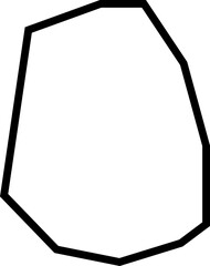 stones icon, flat pictures of nature stone. Premium structure of quality stone elements, isolated on transparent background, pebbled texture graphic designs, used for mobile apps, web page or ui