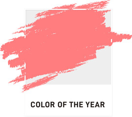Fototapeta premium Color of the year (living coral)_2