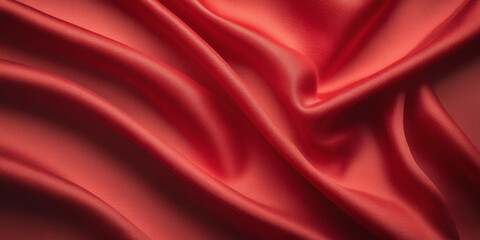 the silk's deep red hue exuded confidence and allure.