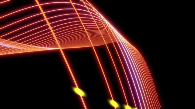 【ウェーブアート】抽象的で動きのある宇宙的な波形アート