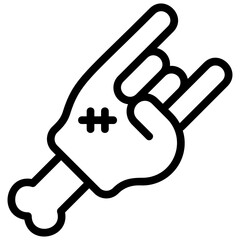 Hand Line Icon