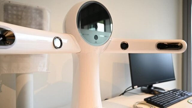 A cone beam CT scanner (CBCT) for dental imaging