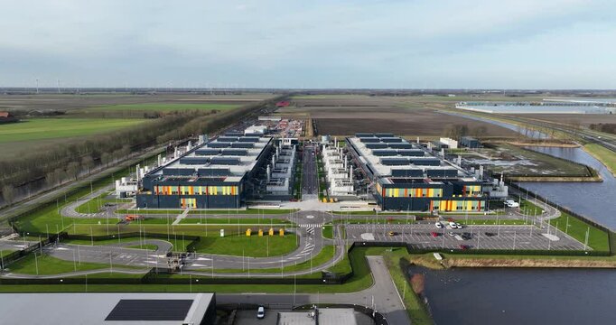 Data center, in the Netherlands, showcasing infrastructure for AI, Algorithms , Data, Intelligent Systems , Cryptography and Security , and Quantum Computing infrastructure.