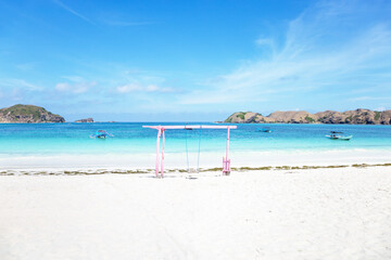 Tanjung Aan Beach, Island Lombok, Indonesia, Southeast Asia.