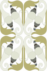 Vector background of colored geometric shapes.