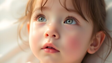 Ultra-Realistic Youthful Innocence Fresh-Faced Portrait