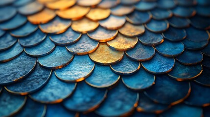Vivid Mosaic Masterpiece: Exploring Intricate Patterns and Colors in Close-Up View