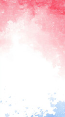Red, white, and blue pastel gradient background with textured effect
