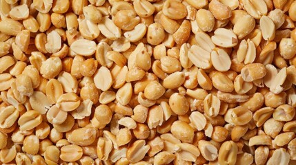 Fototapeta premium Close-up of Shelled Peanuts