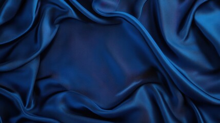 Fototapeta premium a deep blue background with a subtle fabric texture