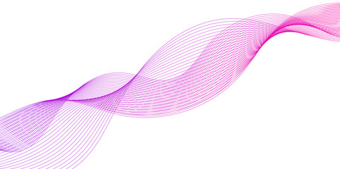 Geometrical and business and technology concept blend line abstract grey wave on white background, Dynamic curved flowing lines abstract background, technology and sound wave pattern background.