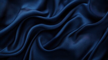 Fototapeta premium a deep blue background with a subtle fabric texture