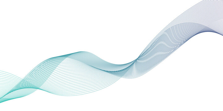 Technology, data science, geometric wave lines, smooth element swoosh speed wave line patterns with gradient colors, modern technological dynamic abstract geometric shapes of blend wave lines.