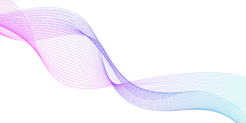 gradient transparent tech wave curve creative technology lines, soft and light color gradient wave lines, Technology flow grid blend curve wave line geometric abstract patterns with unique style.