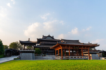 Fototapeta premium chinese pavilion in the park of china