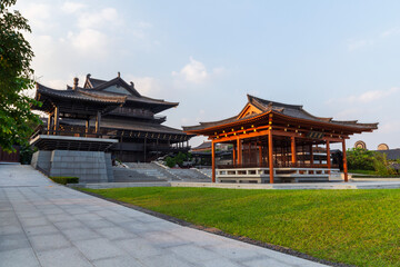 Fototapeta premium chinese pavilion in the park of china