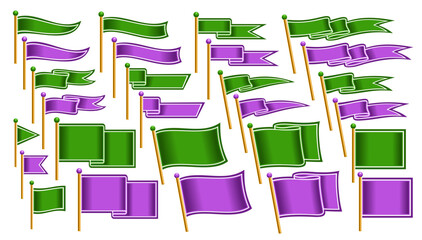 Vector Different Flag Set