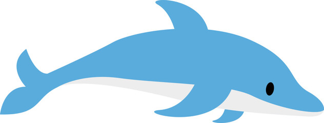 Cute Whale Illustration Element Set