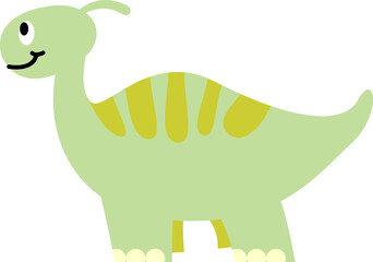 Cute Baby Dinosaur Illustration Element