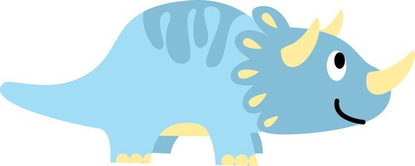 Cute Baby Dinosaur Illustration Element