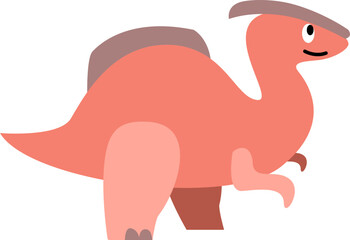 Cute Baby Dinosaur Illustration Element