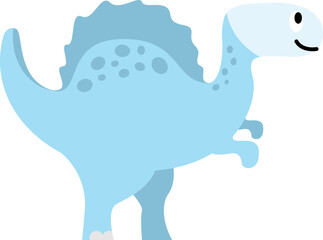 Cute Baby Dinosaur Illustration Element