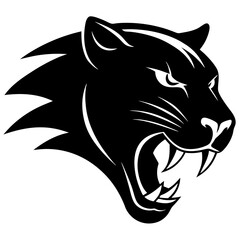 outline of a panthers head