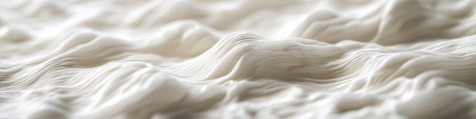 Fototapeta premium A detailed view of a bed with crisp white sheets, perfect for interior design or travel photography