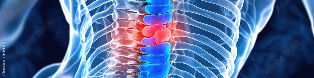 Aufkleber a person is seen from behind with a highlighted book spine, suitable for use in educational or profe