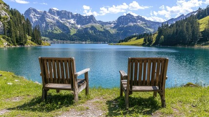 A scenic view with a timer, ideal for a brief and memorable outdoor date.